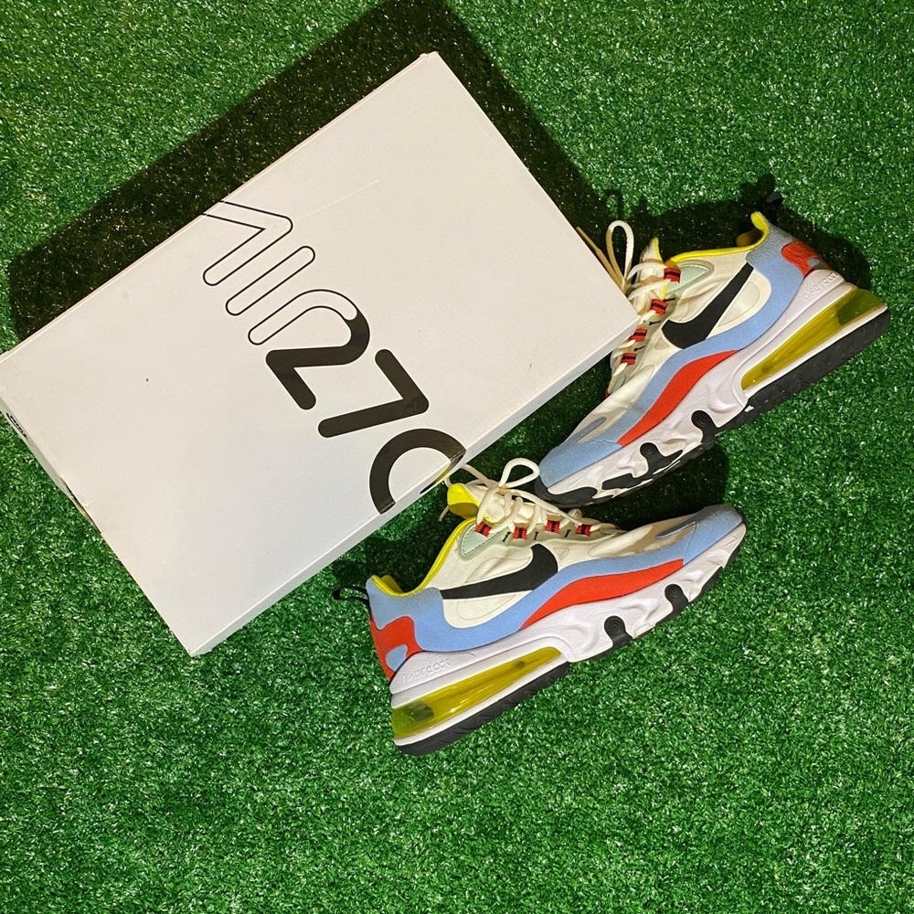 Nike Air Max 270 React Bauhaus 2019 - AT6174-002. Great Condition! (Size 7W)